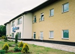Klinika - Szpital Swissmed Gdańsk - Polska. Okna PVC system Kommerling EuroFutur, kolor biały.